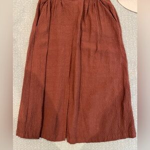 First Rite Pleated skirt in cocoa size small